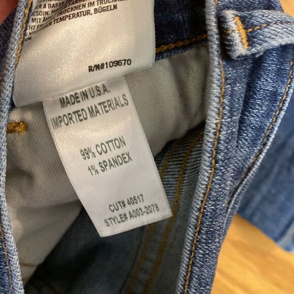 Agolde Sophie High Rise Skinny Distressed Jeans Size 25 - Picture 5 of 9